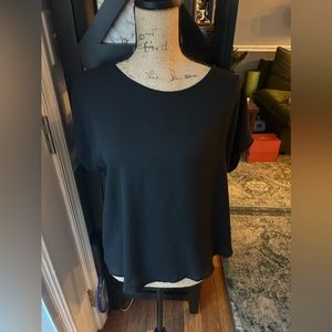 Lush Black Blouse